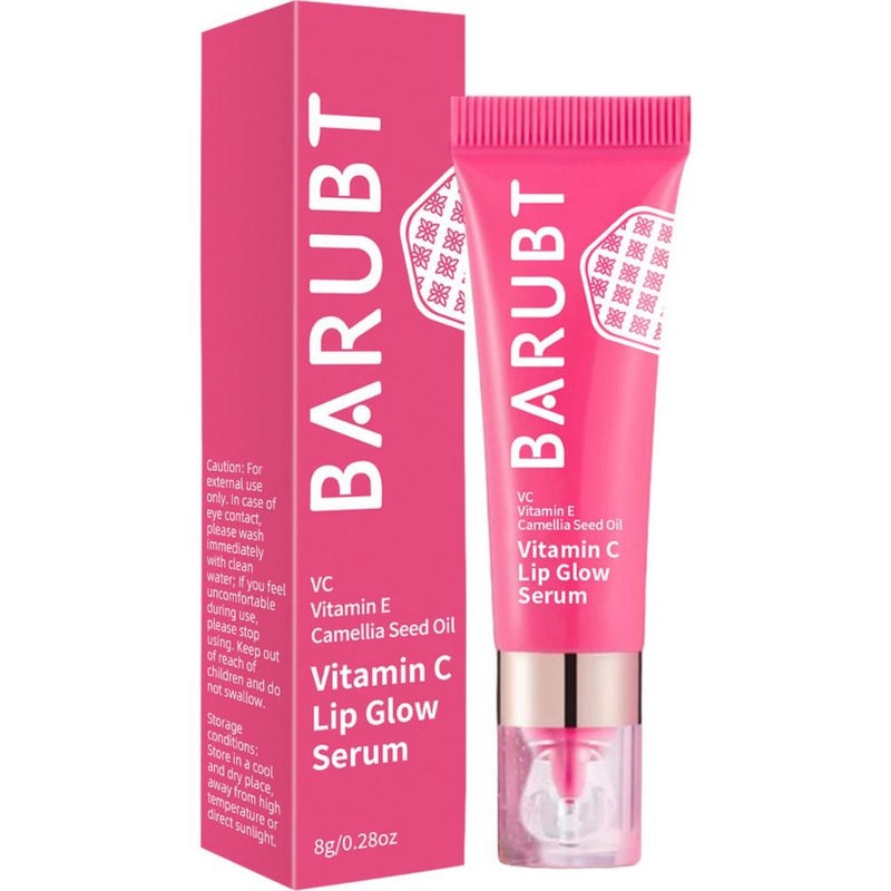 Lip balm moisturizes, brightens, and evens out dullness; lip mask hydrates and nourishes lips.